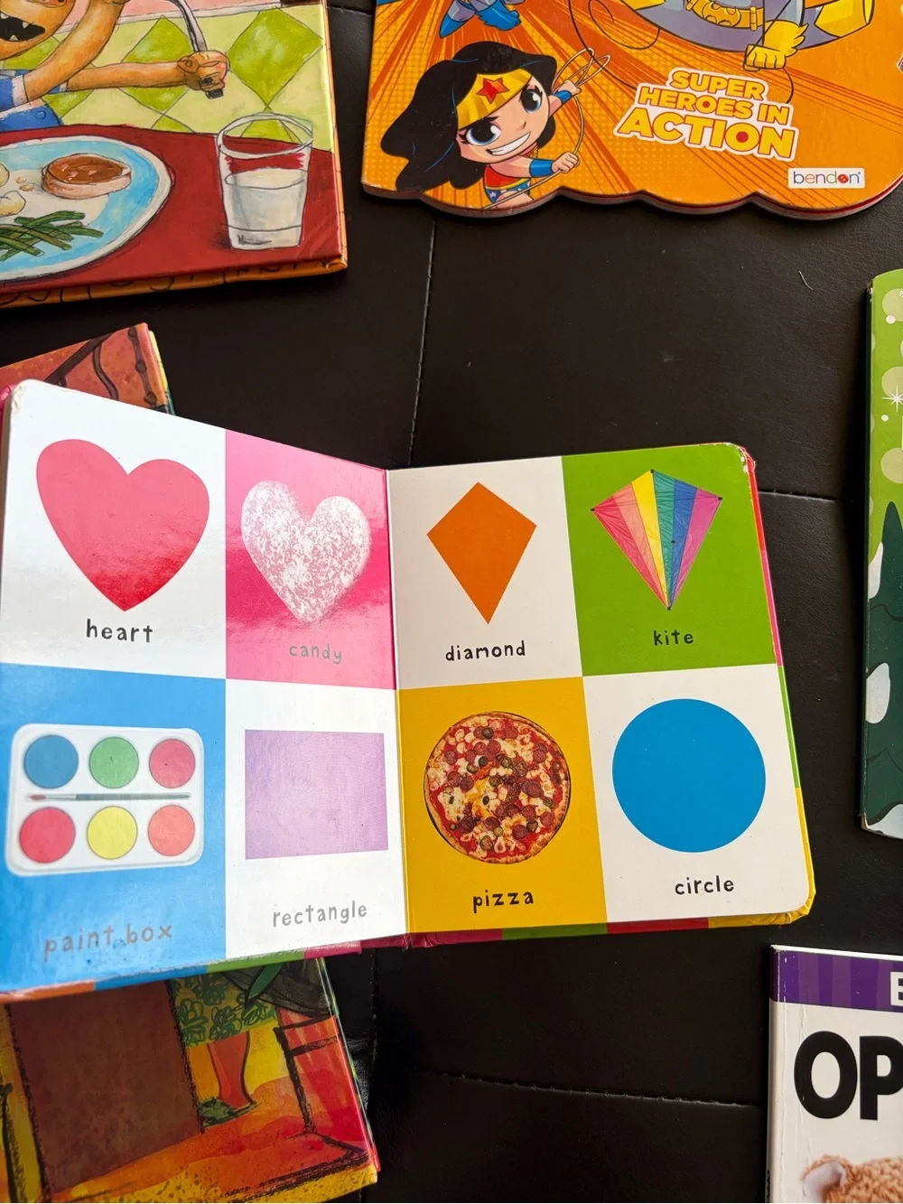 Assorted Colorful Kids Board Book Set - Multicolor